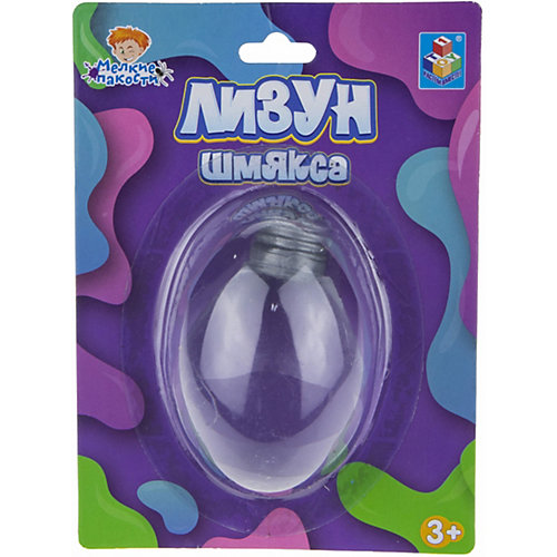Лизун Шмякса 1Toy Мелкие пакости, лампочка, 7 см от 1Toy