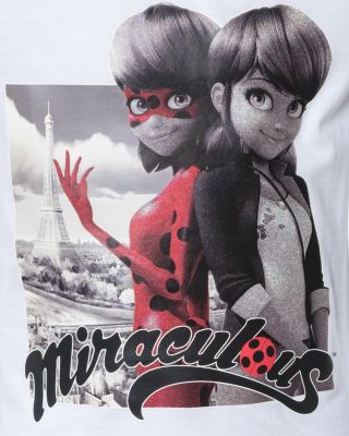 Miraculous Langarmshirt mit Glitzer für Mädchen 2