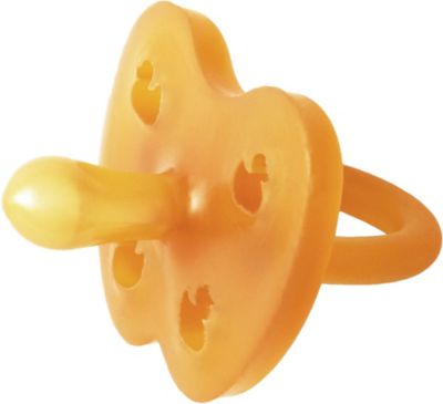 Каучуковая анатомическая пустышка Hevea Duck symmetrical, 3-36 мес