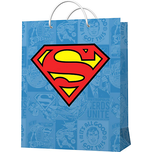 Пакет подарочный ND Play Superman, большой, 10 шт от ND Play