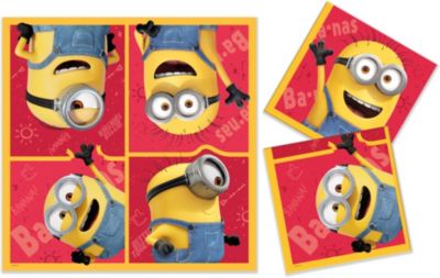 Салфетки бумажные трехслойные ND Play Minions 2, 12 шт