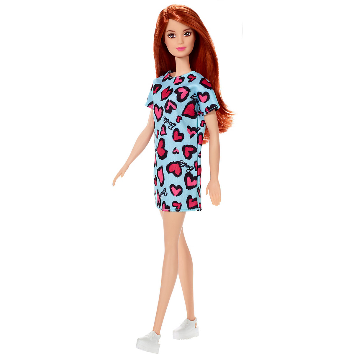 Barbie Chic Puppe (rote Haare) mit Kleid, Anziehpuppe ...