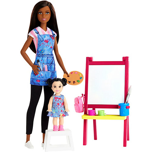 Кукла Barbie из серии «Кем быть?» Учительница рисования от Mattel