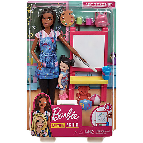 Кукла Barbie из серии «Кем быть?» Учительница рисования от Mattel