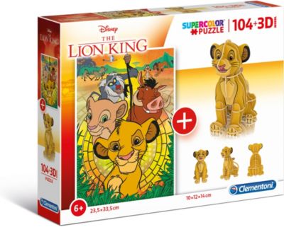 Puzzle Trefl 100 Teile Lion King Disney 