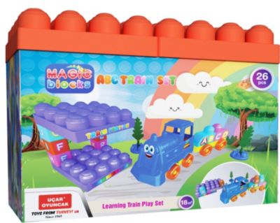 Конструктор Terides "Волшебные детали" Поезд, 26 элементов