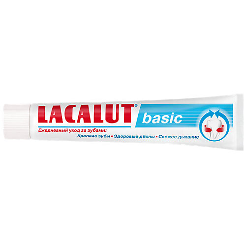 Зубная паста Lacalut Basic Комплексная защита, 75 мл