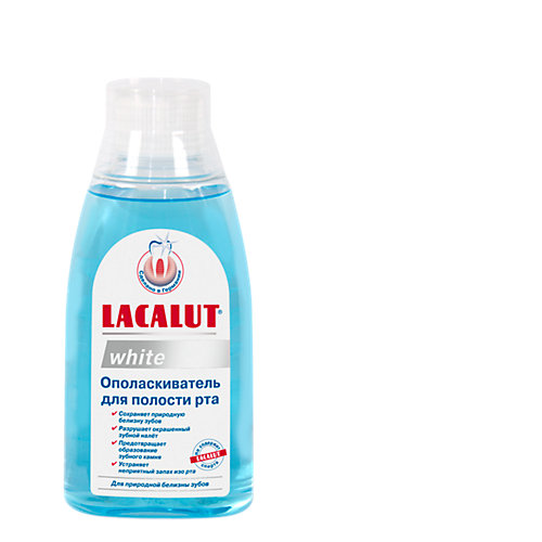 Ополаскиватель для полости рта Lacalut White, 300 мл