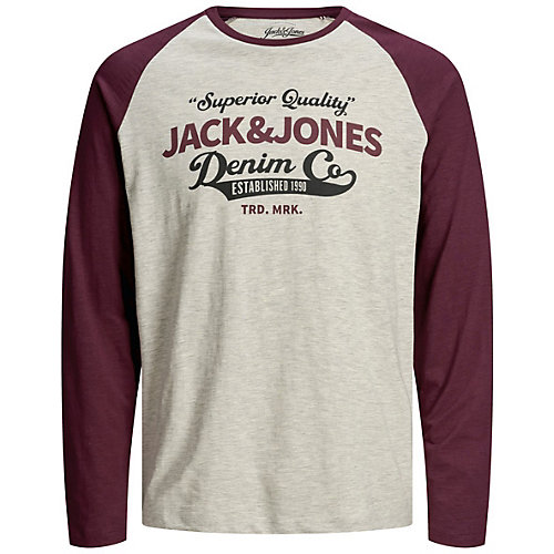 Лонгслив Jack & Jones Junior - темно-красный от JACK & JONES Junior
