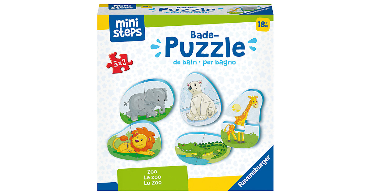 Babyspielzeug/Badespielzeug: Ravensburger ministeps® Bade-Puzzles: Zoo