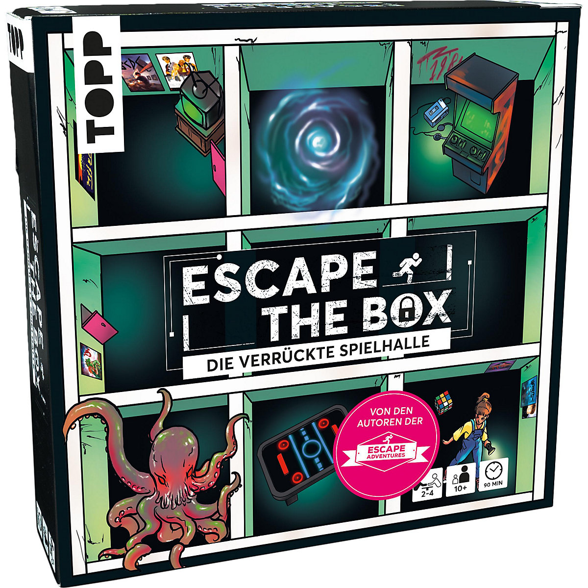 frechverlag Escape The Box Die verrückte Spielhalle (Spiel)