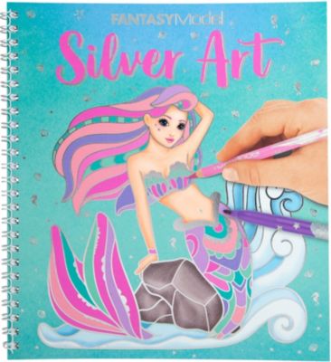 Image of Buch - TOPModel Malbuch Silver Art