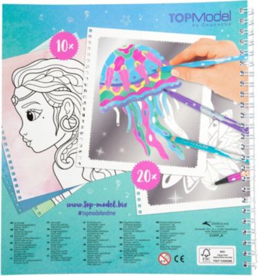 TOPModel Malbuch Silver Art 2