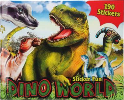 Dino Stickerfun, Malbuch mit Stickerbogen
