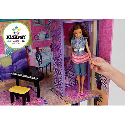 Домик для кукол Барби KidKraft "Особняк мечты" с мебелью, 13 предметов от KidKraft