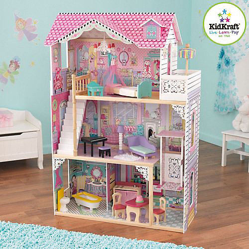 Домик для кукол Барби KidKraft "Аннабель" с мебелью, 17 предметов от KidKraft
