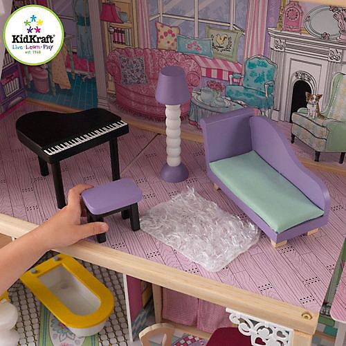 Домик для кукол Барби KidKraft "Аннабель" с мебелью, 17 предметов от KidKraft