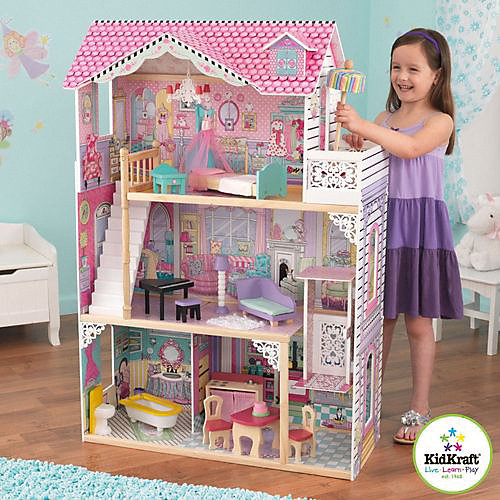 Домик для кукол Барби KidKraft "Аннабель" с мебелью, 17 предметов от KidKraft