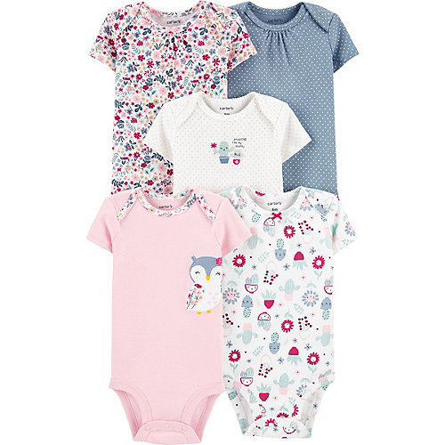 Боди carter`s, 5 шт - rosa/blau от carter`s
