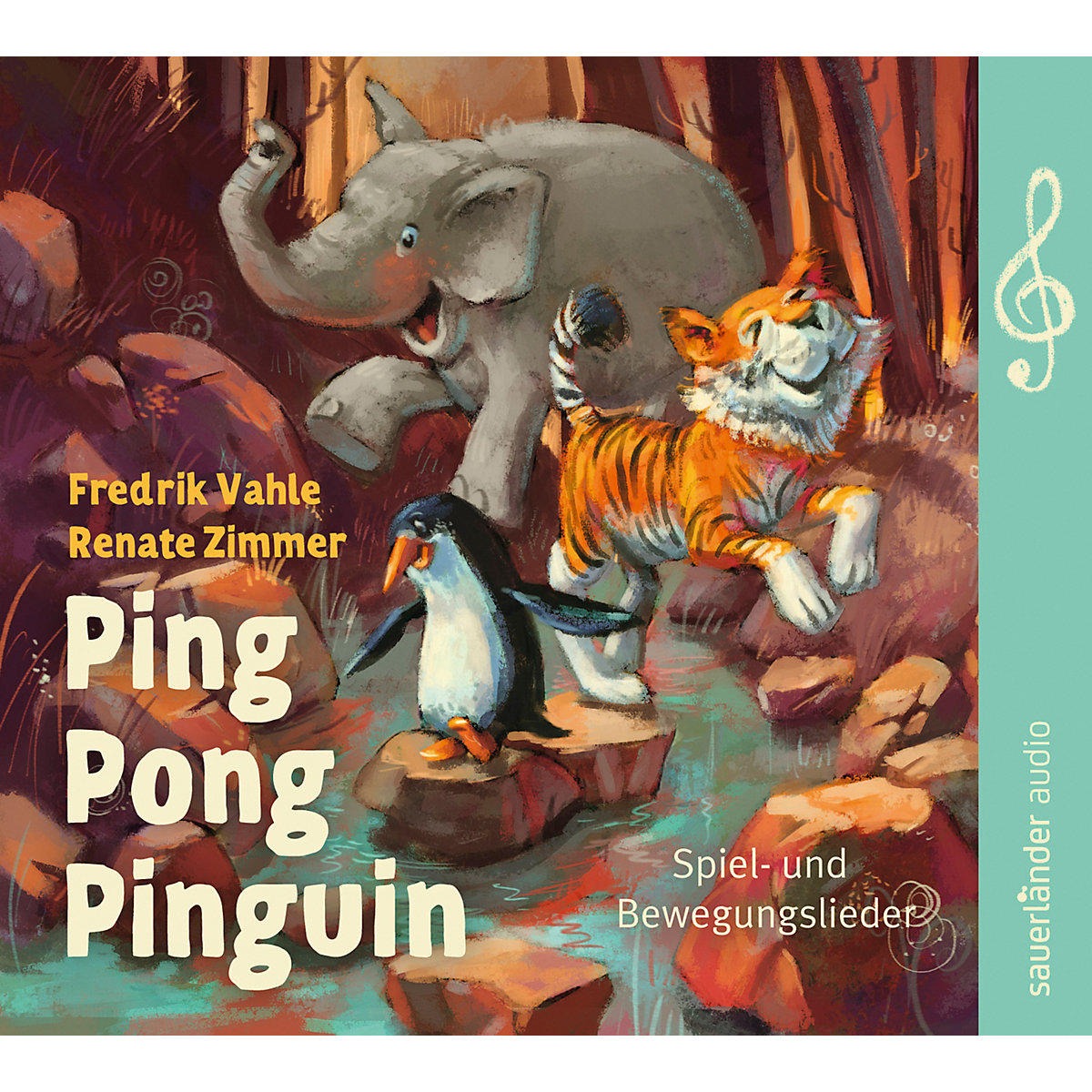 Sauerländer Verlag CD Ping Pong Pinguin Spiel- und Bewegungslieder (Fredrik Vahle Renate Zimmer)