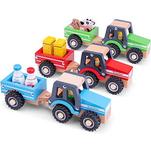 Трактор с прицепом New Classic Toys Сено от New Classic Toys