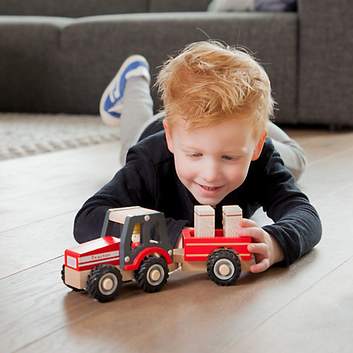 Трактор с прицепом New Classic Toys Сено от New Classic Toys