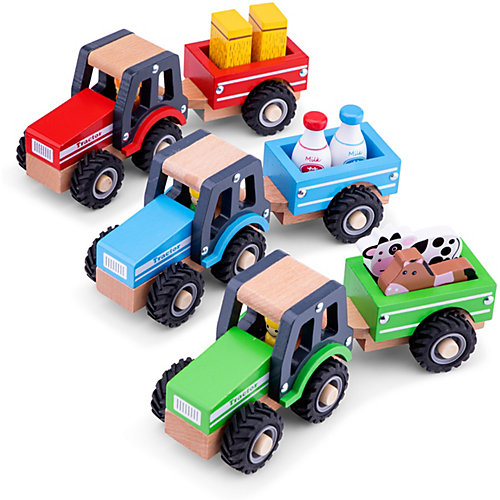 Трактор с прицепом New Classic Toys Сено от New Classic Toys