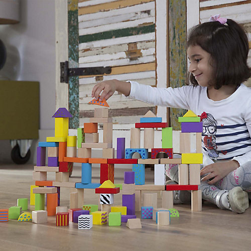 Набор геометрических фигурок New Classic Toys, 100 деталей от New Classic Toys