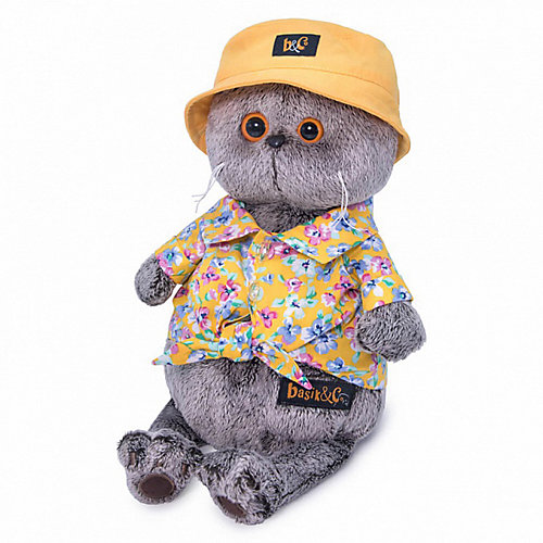 Мягкая игрушка Budi Basa Кот Басик в панаме, 30 см от Budi Basa