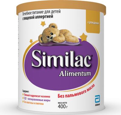 Молочная смесь Similac Alimentum, с 0 мес, 400 г