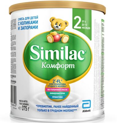 Молочная смесь Similac Комфорт 2, с 6 мес, 375 г