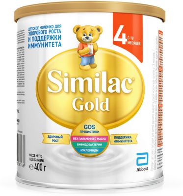 Молочная смесь Similac Gold 4, с 18 мес, 400 г