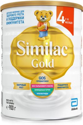 Молочная смесь Similac Gold 4, с 18 мес, 900 г