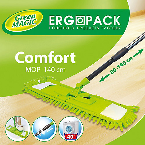 Швабра плоская ErgoPack Синель, 140 см