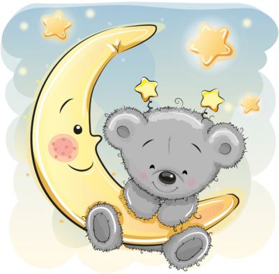 KristallkunstRahmenset mit Bilderrahmen Teddy auf dem