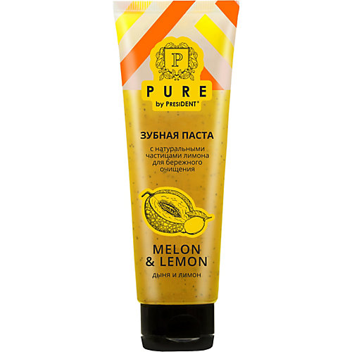 Зубная паста Pure by President Дыня и лимон, 115 мл