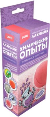 Химические опыты Lori Бомбочка-шипучка