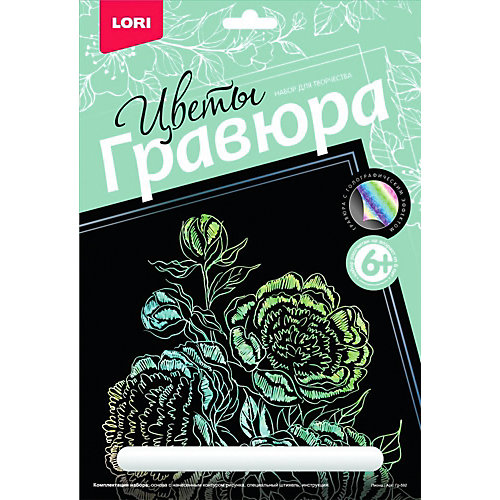 Гравюра большая Lori Пионы от LORI