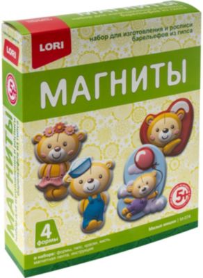 Магниты из гипса Lori Милые мишки