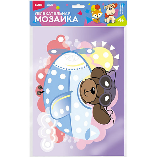 Увлекательная мозаика Lori Собачка-пилот от LORI