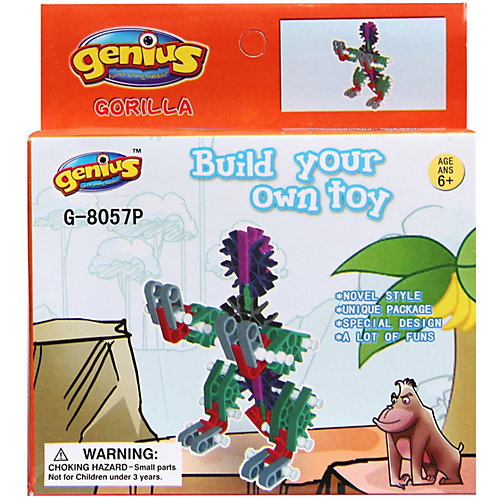 Конструктор Genius Горилла, 41 деталь