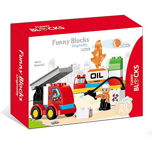 Конструктор Kids Home Toys Спецслужбы со зданием, 20 деталей от Kids Home Toys