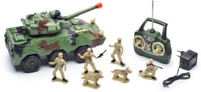 Радиоуправляемая машина Mioshi Army Танк, 1:20, свет, звук