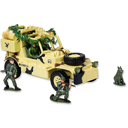 Радиоуправляемая машина Mioshi Army Военный джип, 1:20, свет, звук от Mioshi