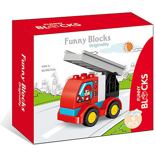 Конструктор Kids Home Toys Машины спецслужб, 9 деталей от Kids Home Toys