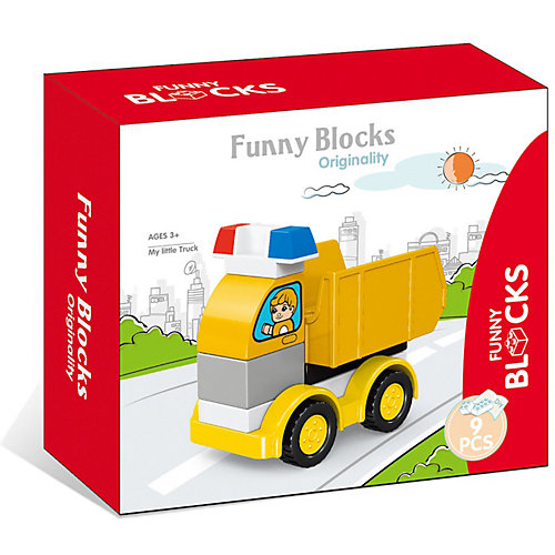 Конструктор Kids Home Toys Машины спецслужб, 9 деталей от Kids Home Toys