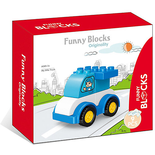 Конструктор Kids Home Toys Машины спецслужб, 9 деталей от Kids Home Toys