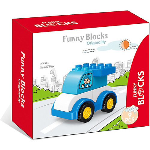Конструктор Kids Home Toys Машины спецслужб, 9 деталей от Kids Home Toys