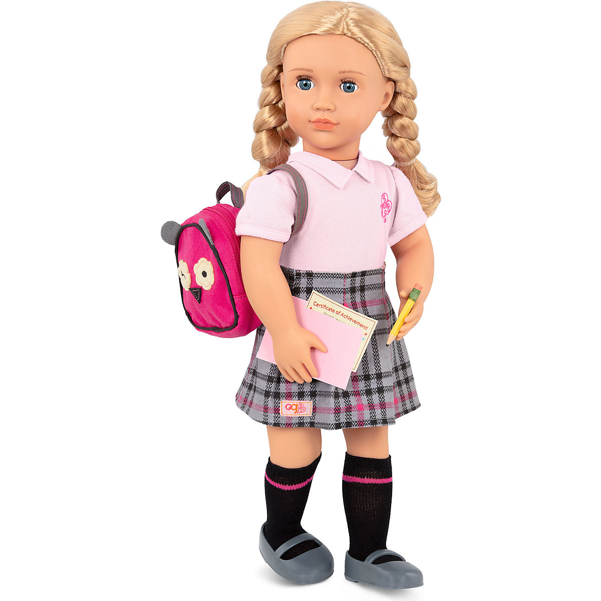 Our Generation Deluxe Puppe Hally 46 cm in Schuluniform
