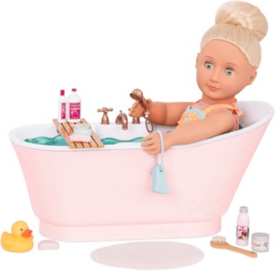 Badewanne mit Zubehör für Puppen, Our Generation | myToys